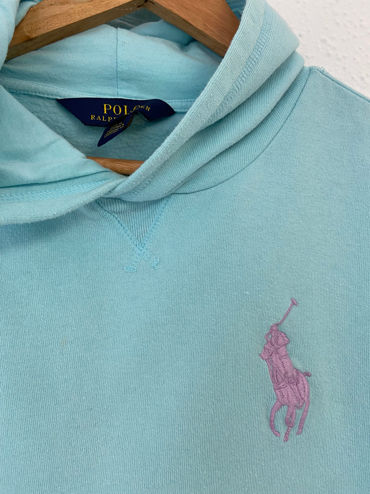 Sweat bleu ciel Ralph Lauren taille S