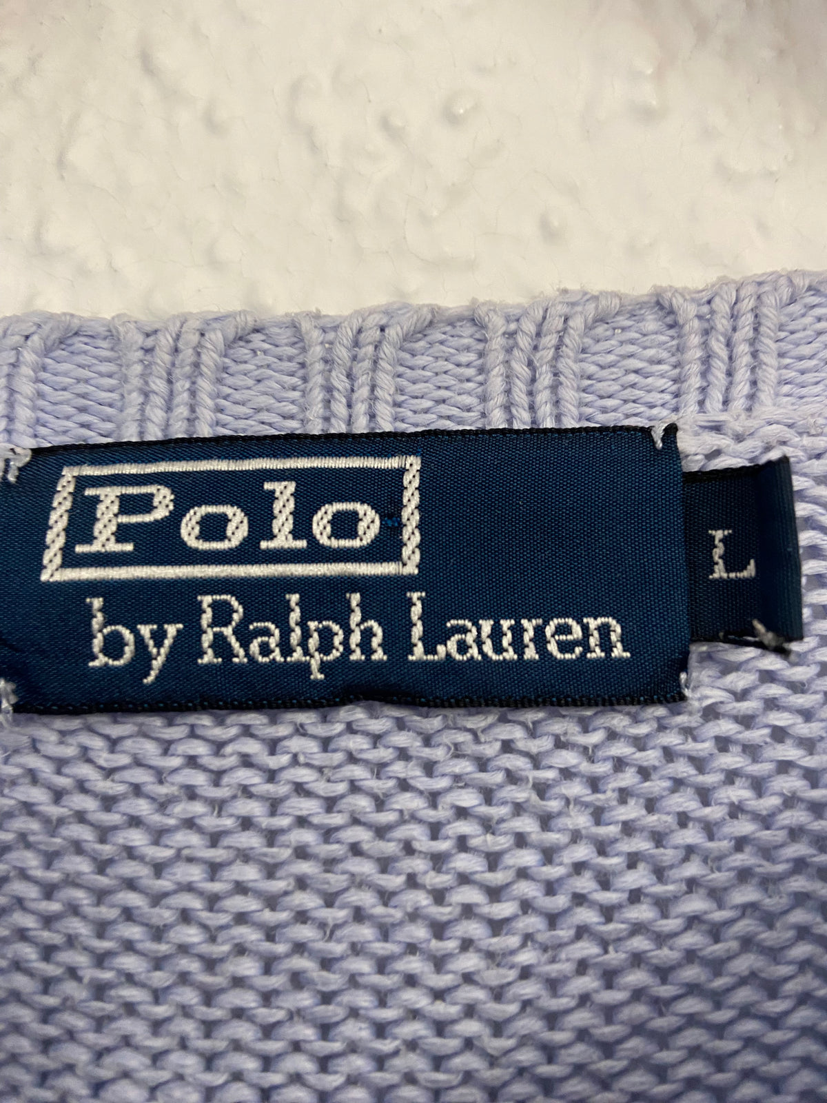 Pull bleu ciel Ralph Lauren taille L