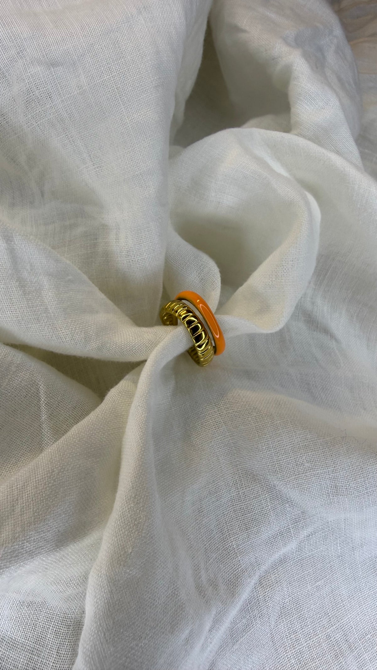 Bague double orange