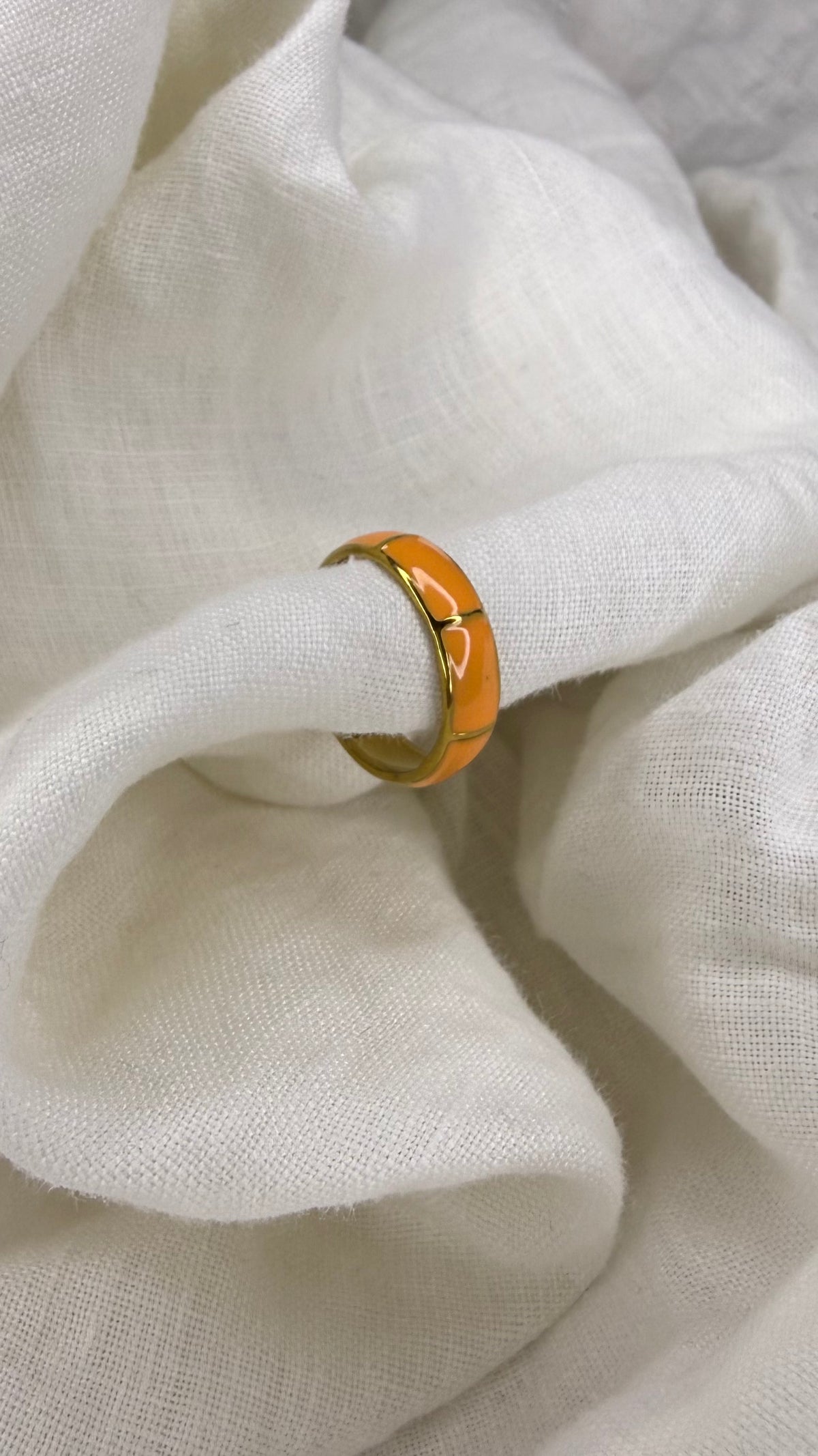 Bague orange