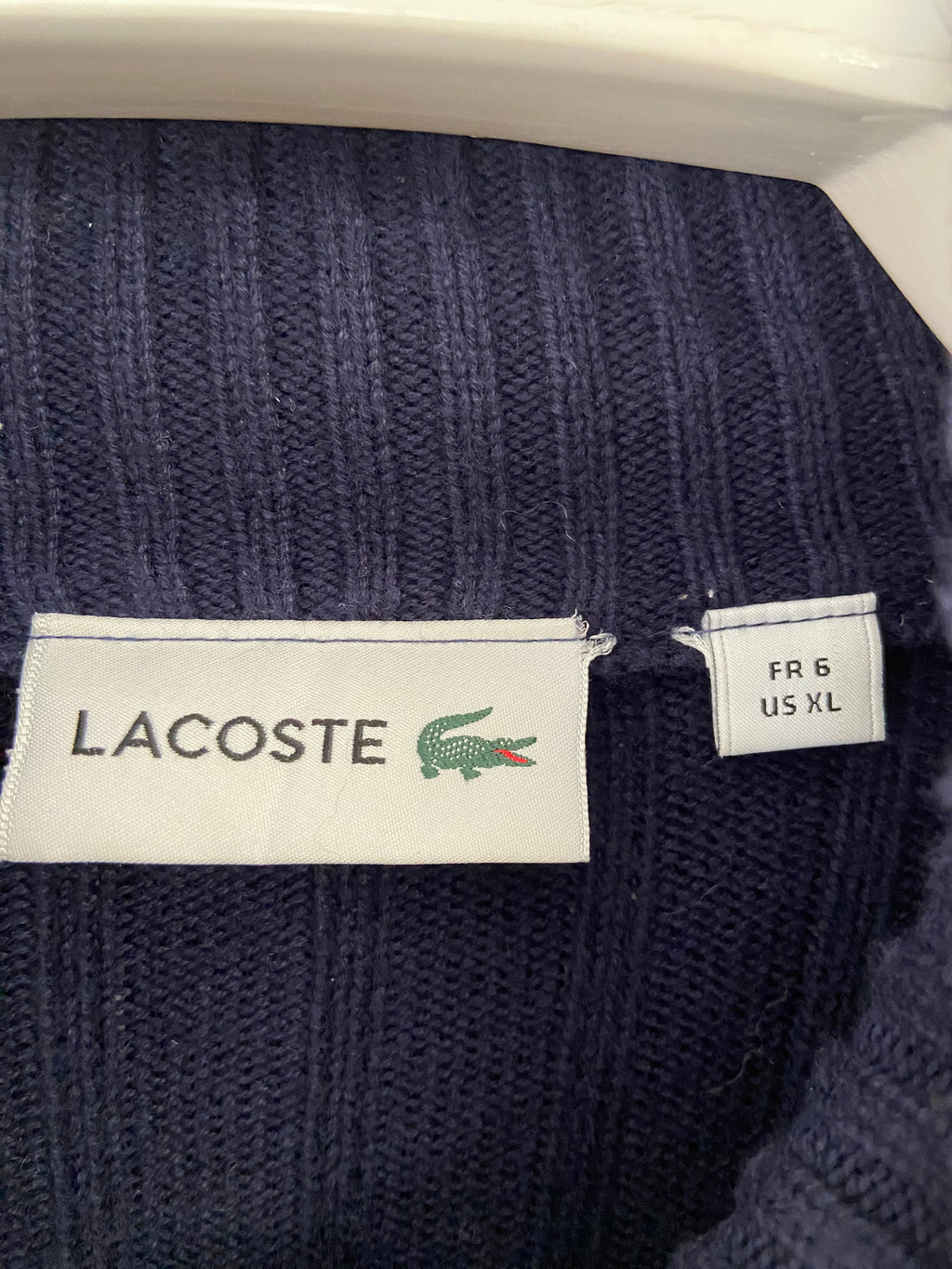 Gilet bleu marine Lacoste taille XL