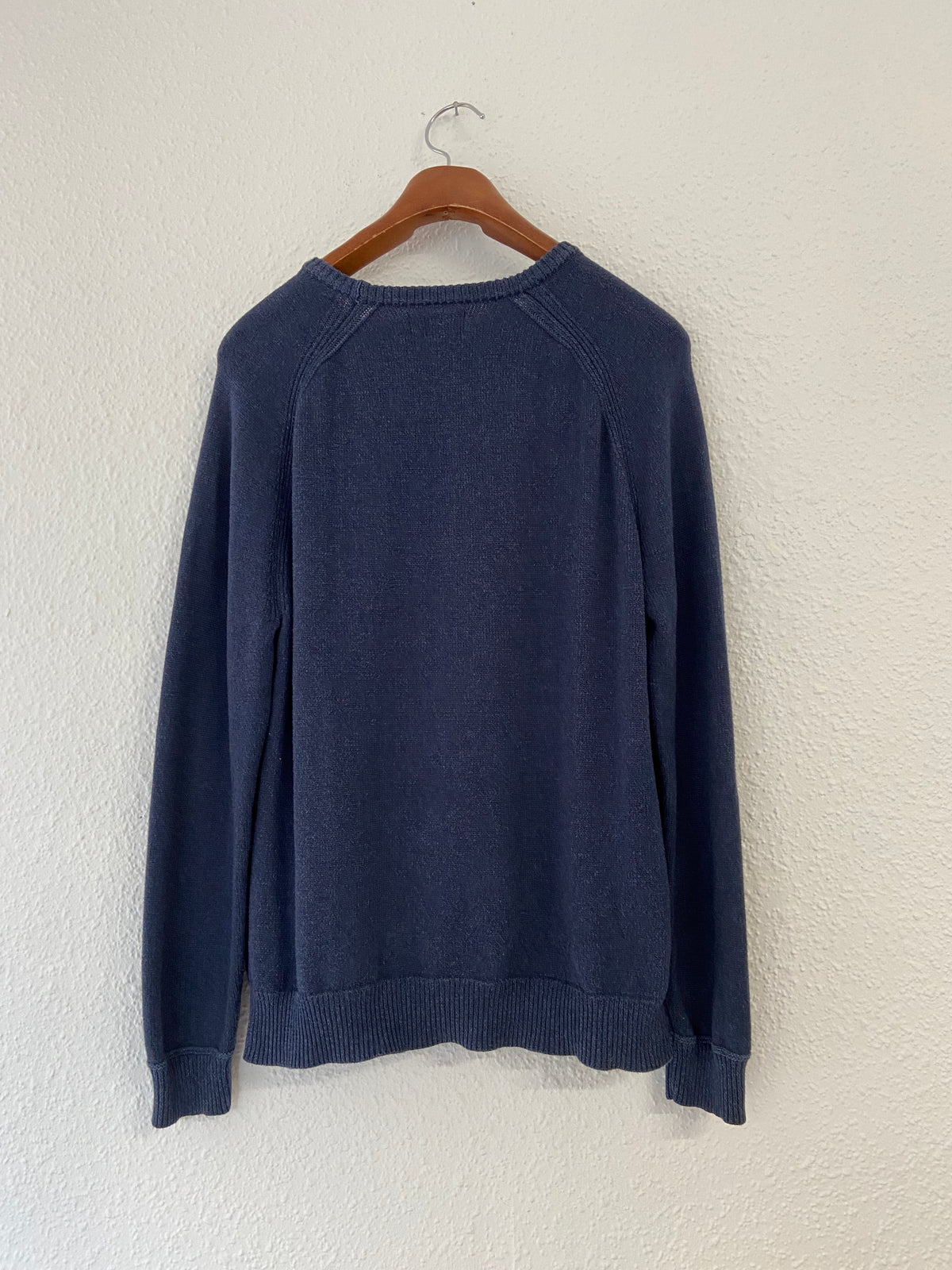 Pull Ralph Lauren bleu col rond taille M