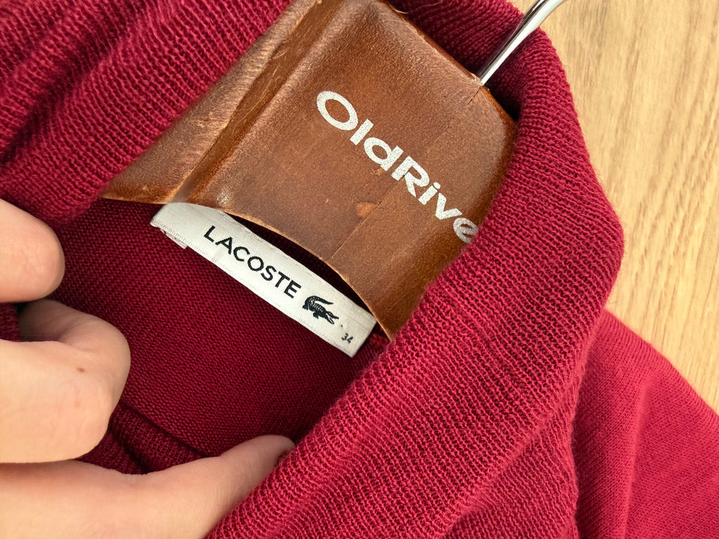 Sous-pull bordeaux Lacoste taille XS